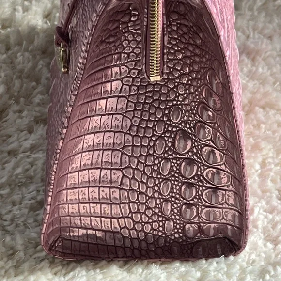 BRAHMIN LARGE Tote Bag Leather Caroline Mulberry Potion Melbourne Purse NWT - Picture 6 of 16